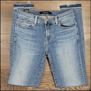 ❤ J BRAND RELEASED HEM SKINNY JEANS, 0 (25)